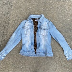 Distressed dolce & gabbana denim jacket!